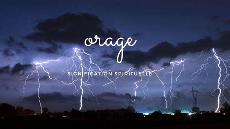 orage signification spirituelle